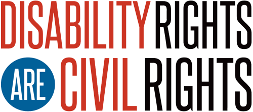 Disability Rights are Civil Rights logo